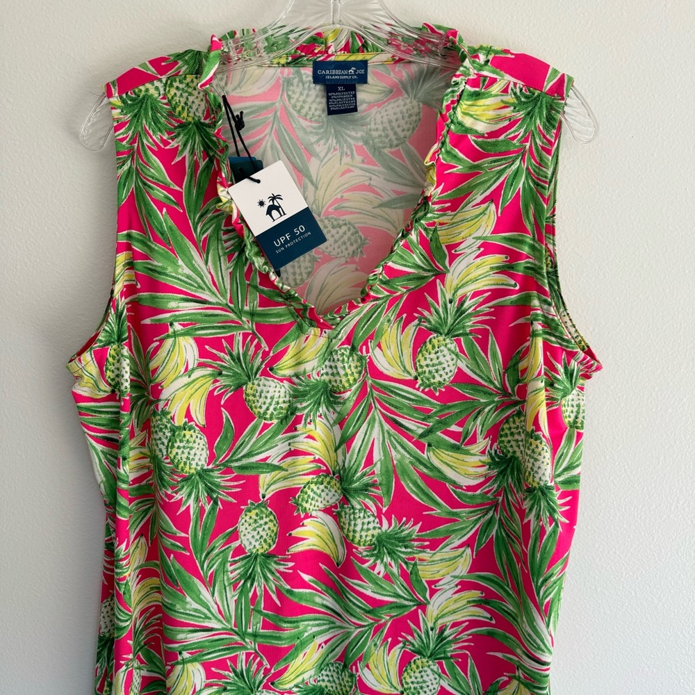 Caribbean Joe 🍍 Pineapple dress size XL
